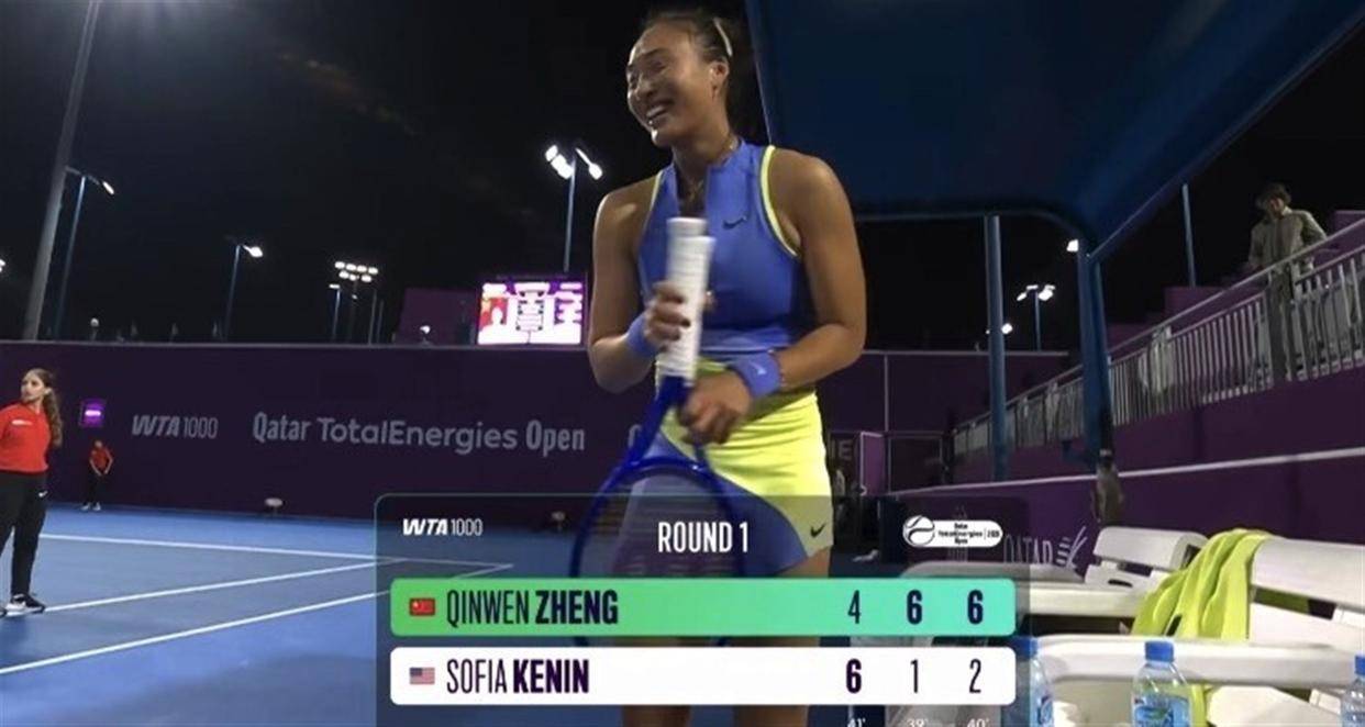 记ACE球终结比赛状态拉满击败老对手肯宁郑钦文沉寂133天强势回归！决胜盘连轰三(图2)